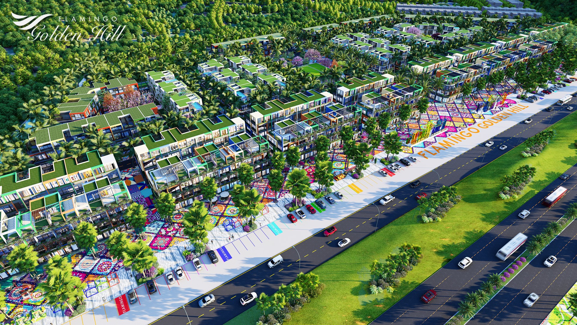 Biệt thự thương mại tại Thành phố Flamingo Golden Hill mang đến sự an tâm đầu tư tuyệt đối