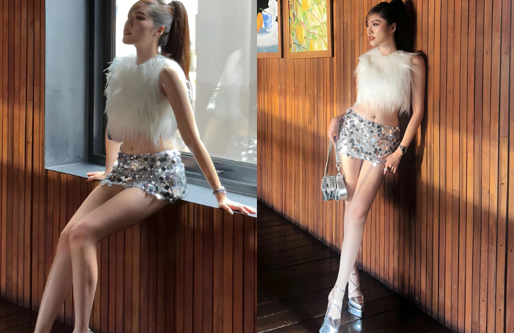 Mới đây trên trang Facebook cá nhân, MC Thanh Thanh Huyền gây chú ý khi đăng tải loạt hình ảnh diện váy ngắn tôn đôi chân dài 1m1 cực phẩm. 
