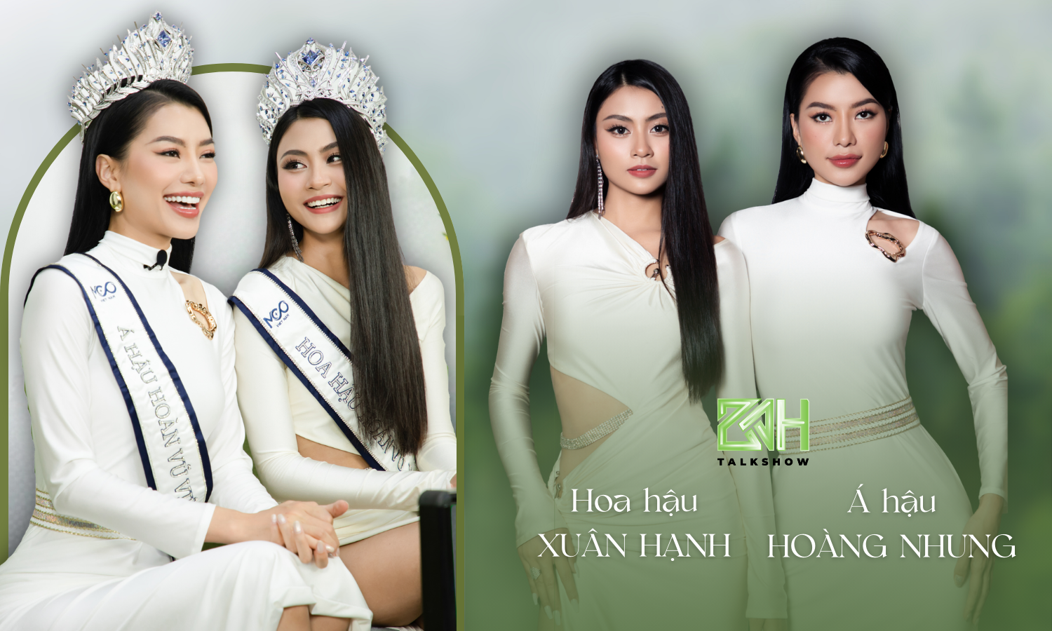 Top 2 Hoa hậu Hoàn vũ Việt Nam 2023 khóc khi kể quá khứ: Nhà xập xệ, dột nát, không có cơm ăn - 1