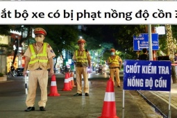 Thế giới xe - Dắt bộ xe máy sau khi uống rượu bia vẫn có thể bị phạt
