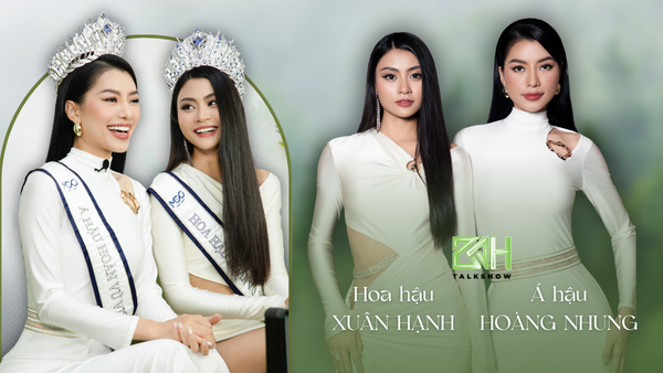 Top 2 Hoa hậu Hoàn vũ Việt Nam 2023 khóc khi kể quá khứ: Nhà xập xệ, dột nát, không có cơm ăn - 2