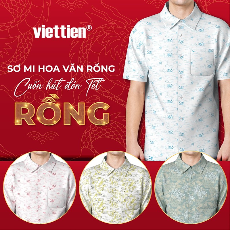 Cùng Viettien đón xuân Giáp Thìn bộ sưu tập Hoa Văn Rồng - 4