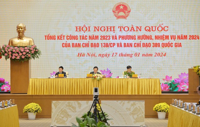 Phó Thủ tướng Trần Lưu Quang chủ trì hội nghị của Ban Chỉ đạo phòng, chống tội phạm của Chính phủ