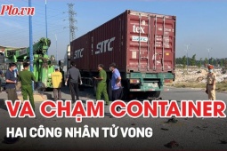 Video: Container cán tử vong hai công nhân đi xe máy