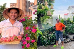 MC Quyền Linh gây sốt khi khoe khu vườn ngập hoa quả trong biệt thự 21 tỷ đồng