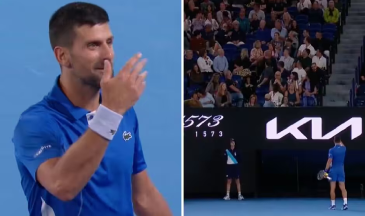 Djokovic công khai đối đầu với khán giả, được Kyrgios ủng hộ