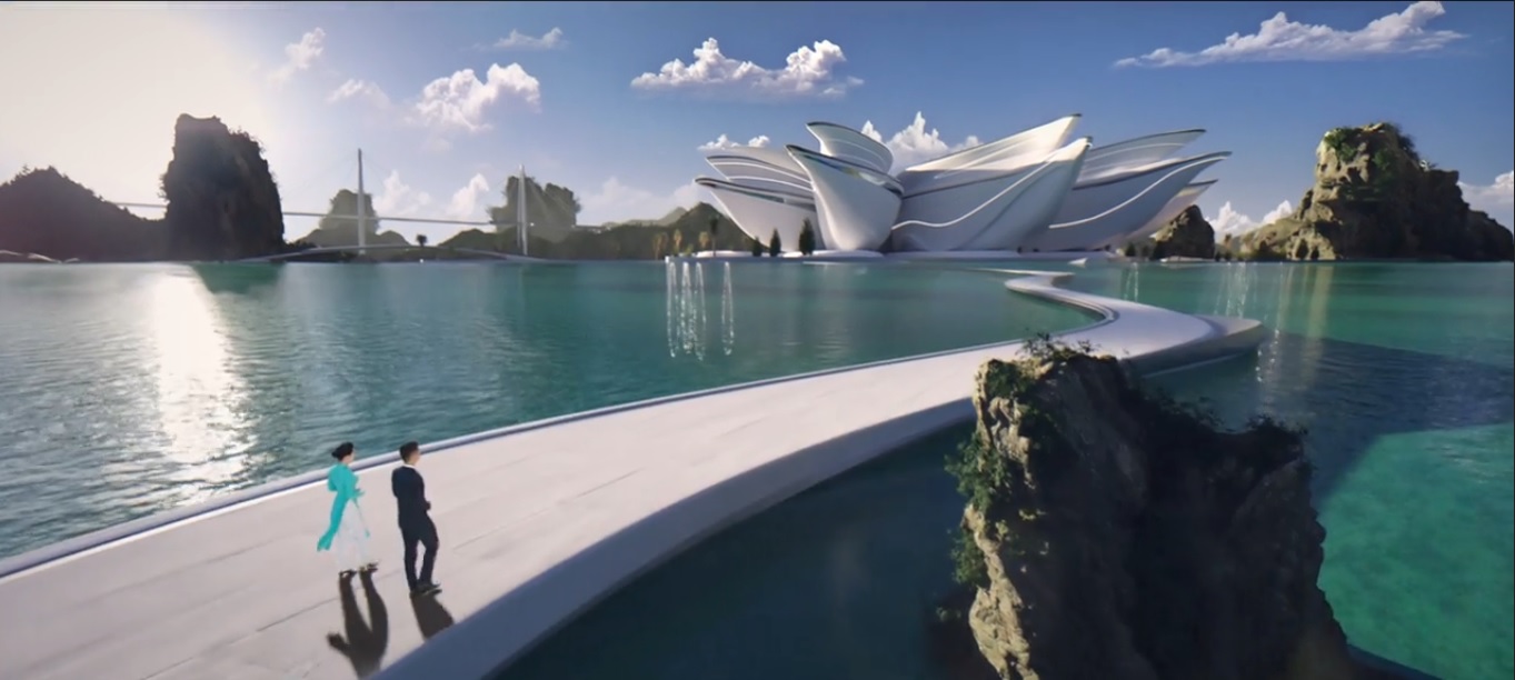 Vịnh Hạ Long xuất hiện ngay cảnh mở đầu video