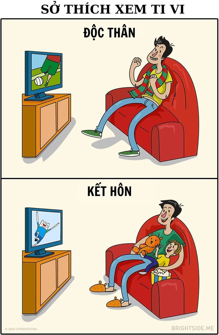 Từ ngày có con, ti vi chỉ dùng để xem phim hoạt hình.
