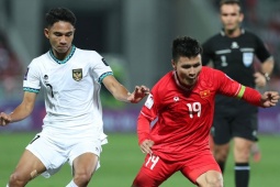 Video bóng đá Việt Nam - Indonesia: Bước ngoặt penalty, thẻ đỏ cay đắng (Asian Cup)