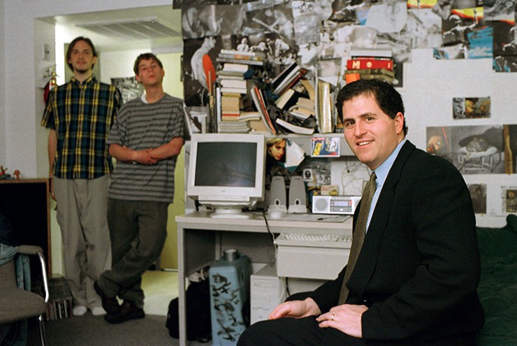 Michael Dell đã bắt đầu công việc kinh doanh PC từ năm 19 tuổi khi còn học đại học.