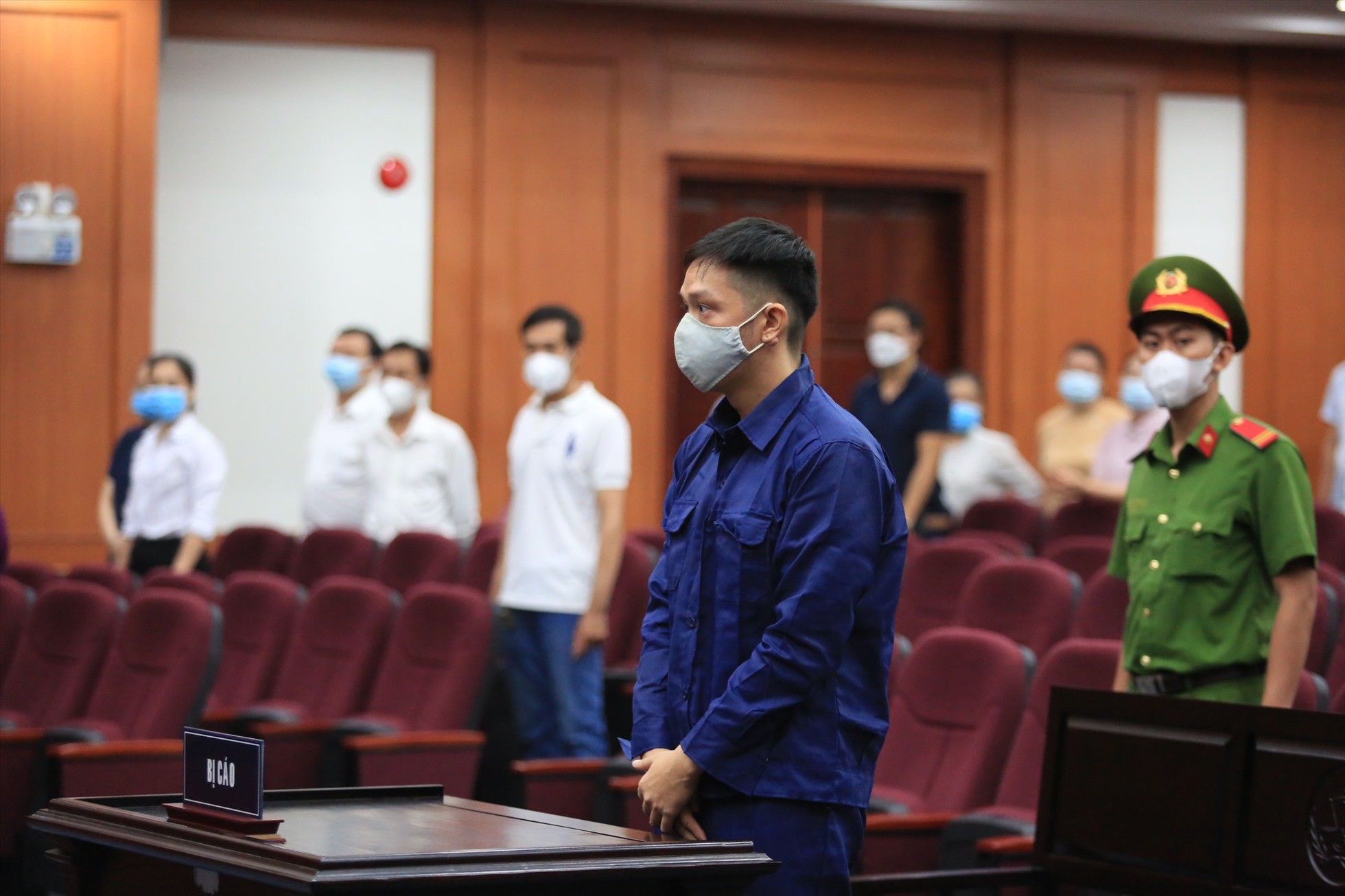 Bị cáo Thái trong phiên xử phúc thẩm 