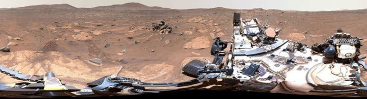 Hình ảnh 360 độ với 2,38 tỷ pixel về sao Hỏa.