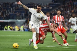 Trực tiếp bóng đá Real Madrid - Almeria: Carvajal ấn định  (La Liga) (Hết giờ)