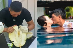 Đời sống Showbiz - Sao nam bỏ showbiz lấy vợ đại gia hơn 4 tuổi, giờ đi bán sầu riêng