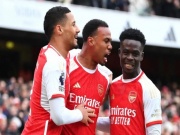 Bóng đá - Bảng xếp hạng Ngoại hạng Anh: Arsenal thắng 5 “sao”, đua vô địch cực nóng