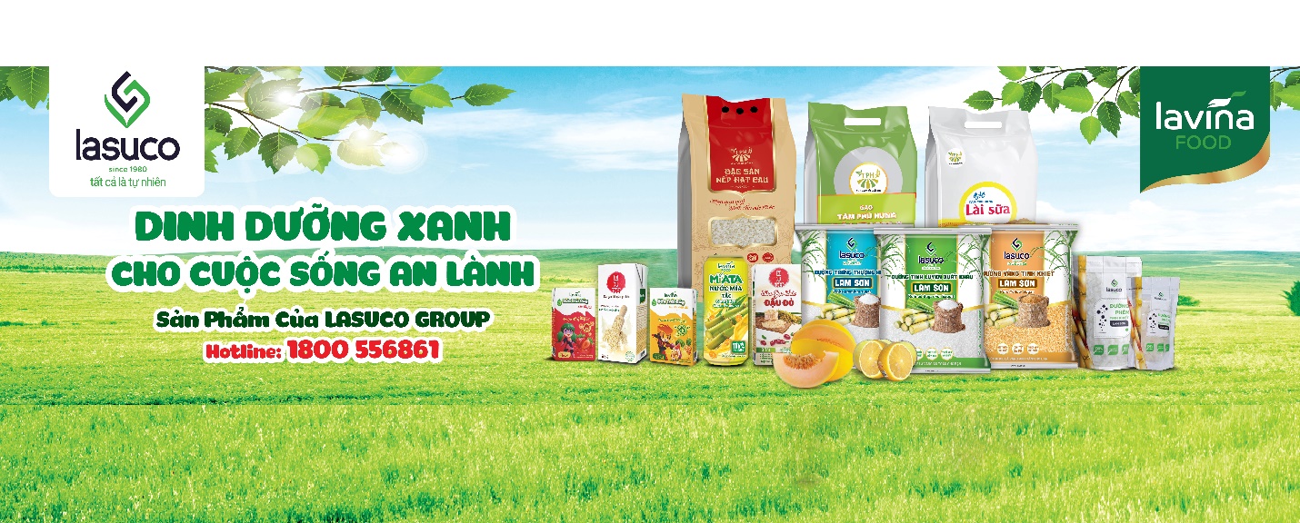 Các sản phẩm từ nông nghiệp chuyên sâu của Lasuco Group