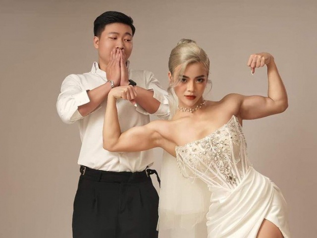 Bạn trẻ - Cuộc sống - Nữ gymer Hà thành thực hiện bộ ảnh cưới cuồn cuộn cơ bắp