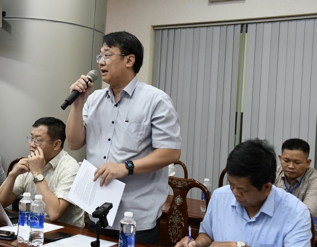 Ông Đỗ Khôi Nguyên, Chủ tịch TP Biên Hòa trong cuộc họp báo cuối năm 2023