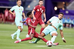 Video bóng đá Qatar - Trung Quốc: Siêu phẩm định đoạt, hẹp cửa đi tiếp (Asian Cup)