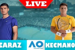 Thể thao - Trực tiếp tennis Kecmanovic - Alcaraz: Set 3 chóng vánh, giành vé dễ dàng (Australian Open) (Hết giờ)