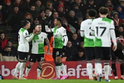 Bóng đá - "Song sát" Nunez - Jota tỏa sáng giúp Liverpool bay cao dù vắng Salah