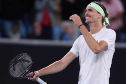 Trực tiếp tennis Australian Open ngày 9: Zverev đánh bại Norrie trong 5 set