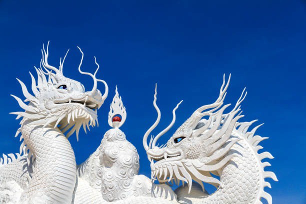 Dù màu trắng là đại diện cho tang tóc trong văn hóa Trung Quốc nhưng rồng trắng lại tượng trưng cho sự thuần khiết. Ảnh: iStock