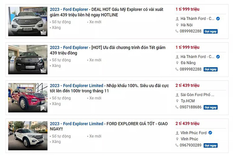 Ford Explorer giảm giá sâu để tìm kiếm khách hàng mới - 2