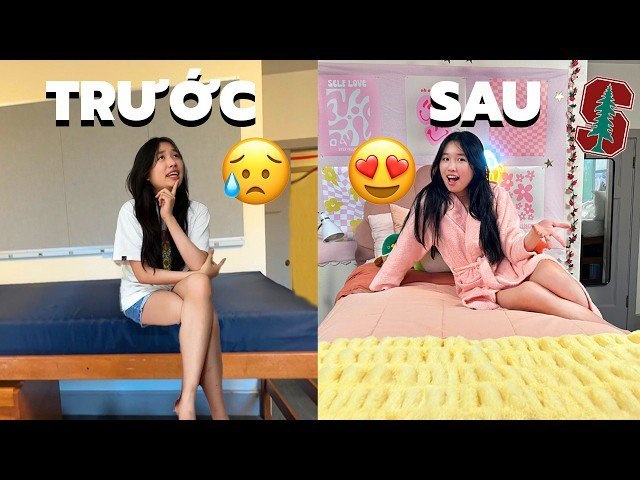 Bạn trẻ - Cuộc sống - Jenny Huỳnh decor phòng KTX Đại học Stanford ra sao?