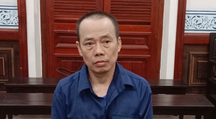 Bị cáo Mai Hữu Thành tại phiên tòa. Ảnh: SONG MAI
