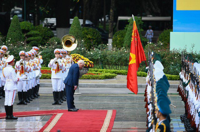 Chủ tịch nước Võ Văn Thưởng và Phu nhân đón Tổng thống Đức và Phu nhân - 6