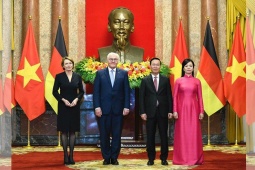 Tin tức trong ngày - Chủ tịch nước Võ Văn Thưởng và Phu nhân đón Tổng thống Đức và Phu nhân