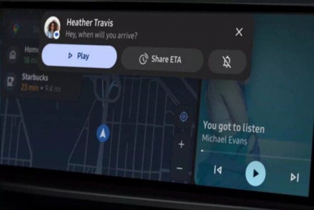 Android Auto của Google có AI để trả lời tin nhắn khi bạn đang lái xe