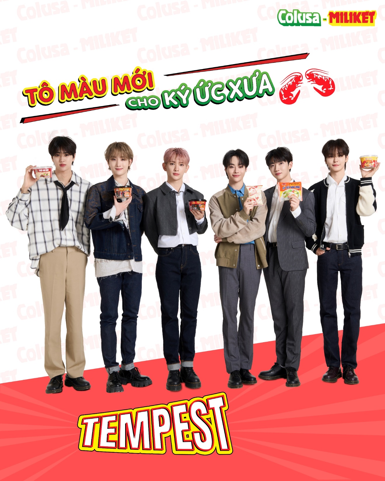 Thích thú thưởng thức và nhiệt liệt đề cử các sản phẩm thế hệ mới của Colusa – Miliket đến với người tiêu dùng, Tempest góp tiếng nói để “Tô màu mới cho ký ức xưa”
