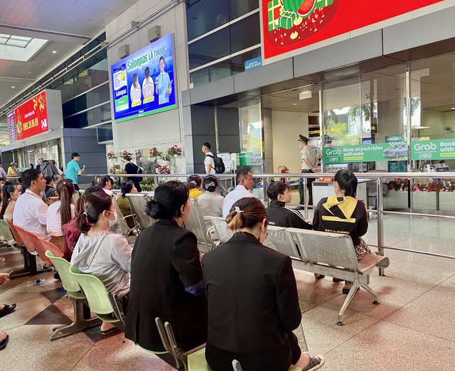 Kiều bào đổ về quê ăn Tết, sân bay Tân Sơn Nhất chật kín người - 6