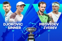 Thể thao - Nhận định bán kết Australian Open: Djokovic "khổ chiến" Sinner, Medvedev đấu Zverev nảy lửa