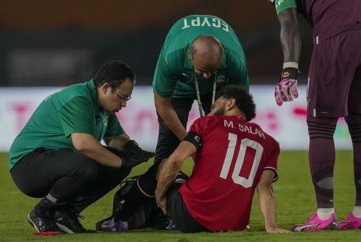 Salah đã gặp chấn thương khá nghiêm trọng khi trở về thi đấu cho Ai Cập tại CAN 2024