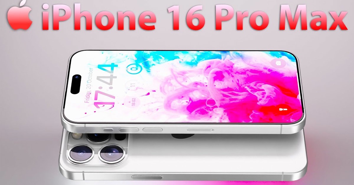 Ảnh concept iPhone 16 Pro Max.