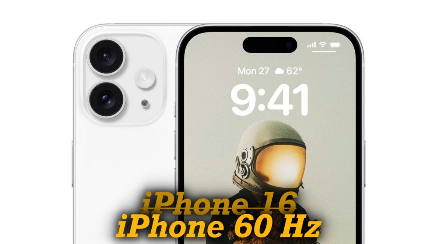 iPhone 16 sẽ chỉ có tốc độ làm mới màn hình 60Hz?