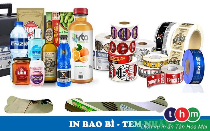 Hình ảnh minh họa cho dịch vụ in tem nhãn - in bao bì uy tín