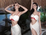 Thời trang - Hot girl triệu fan Trung Quốc mix đồ với thongkini