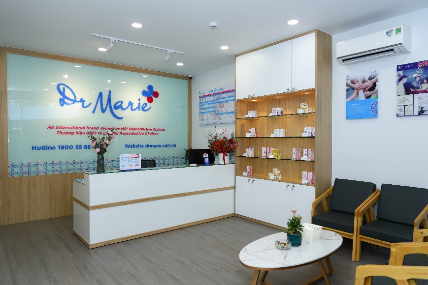 Bên trong Phòng khám Sản phụ khoa – Kế hoạch hóa gia đình Dr. Marie HCM02