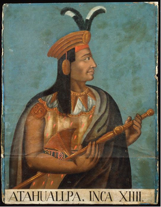 Hoàng đế&nbsp;cuối cùng của đế chế Inca,&nbsp;Atahualpa.&nbsp;