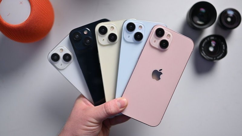 Các phiên bản màu của iPhone 15.