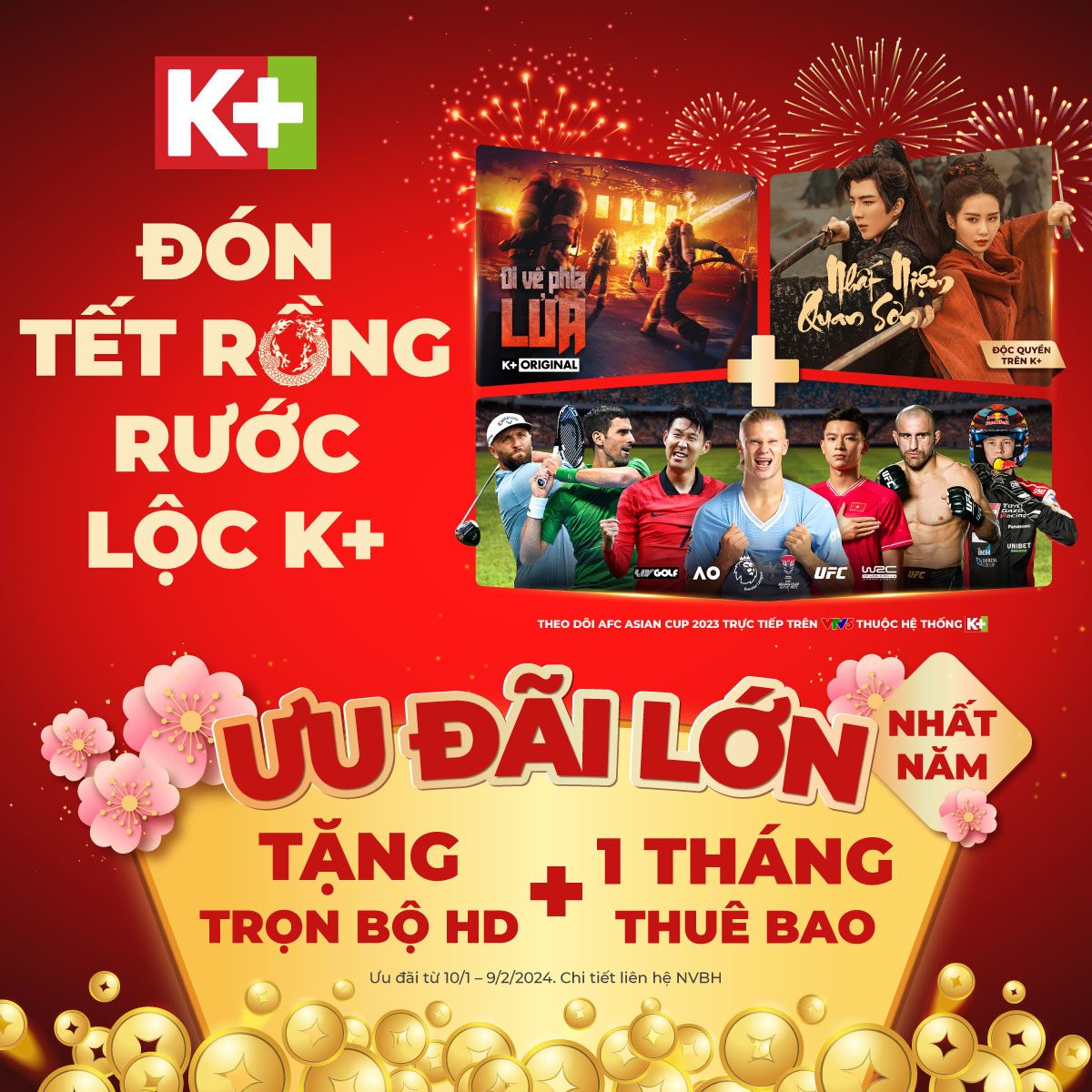 Khuyến mại Tết từ K+