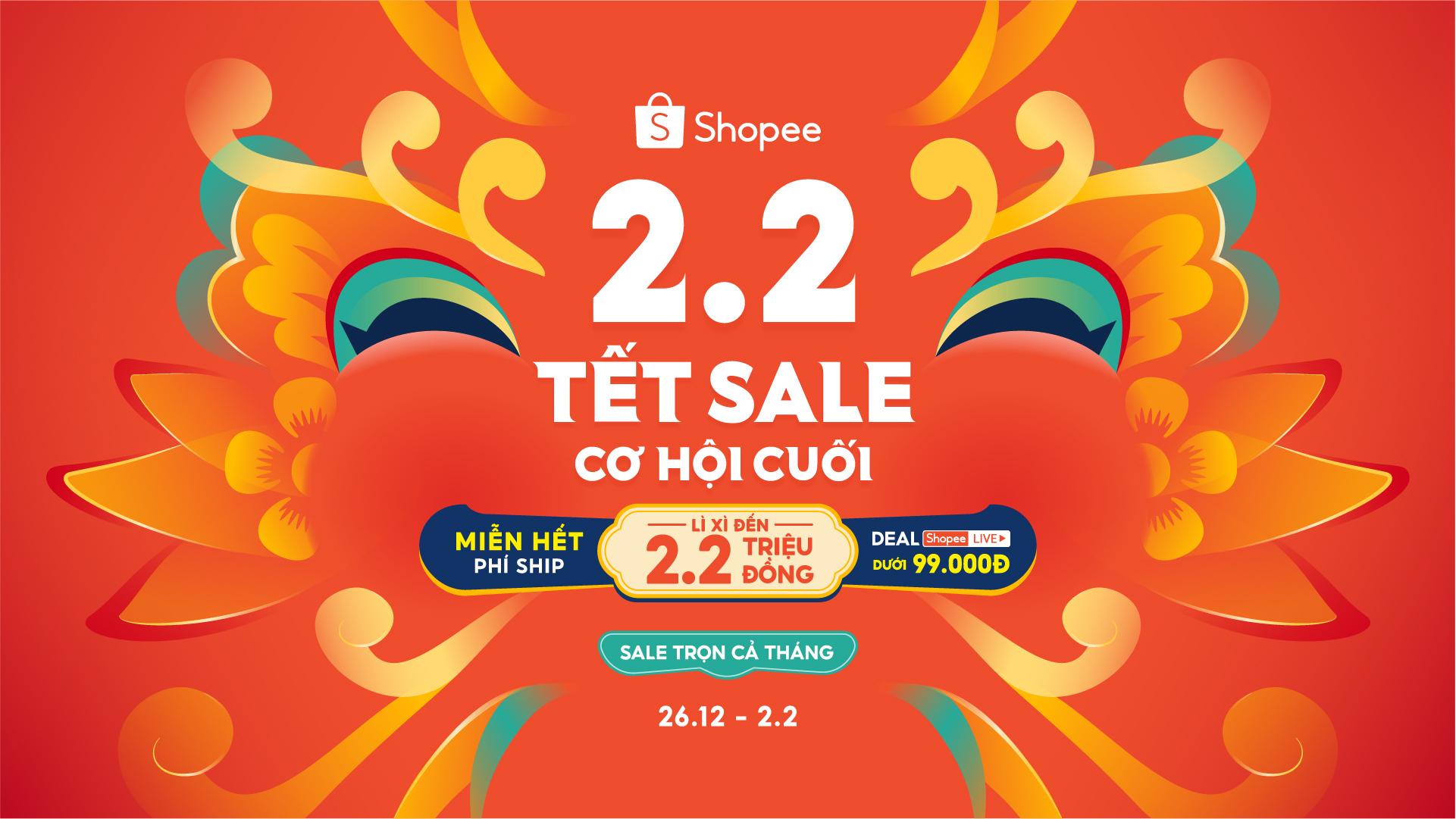 Sale số đôi 2.2 với vô số ưu đãi hấp dẫn là dịp lý tưởng để sắm những món đồ cần có cho mùa Tết Nguyên đán cận kề, đặc biệt là các sản phẩm thời trang và phụ kiện giúp F5 ngoại hình.