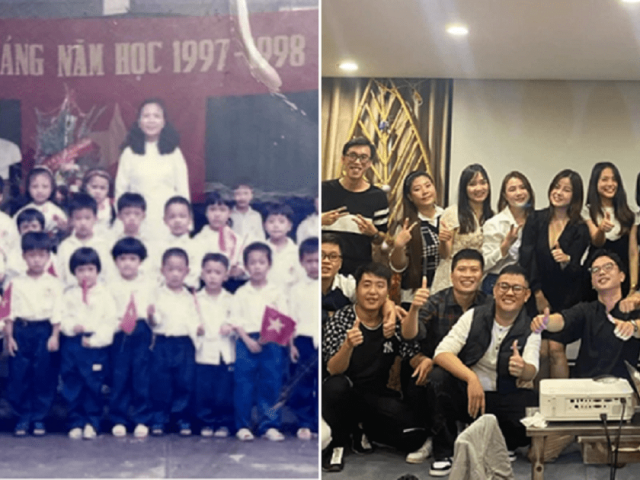 Bạn trẻ - Cuộc sống - Thú vị buổi họp lớp tiểu học sau 22 năm mất liên lạc, tìm thấy nhau chỉ trong 1 tuần