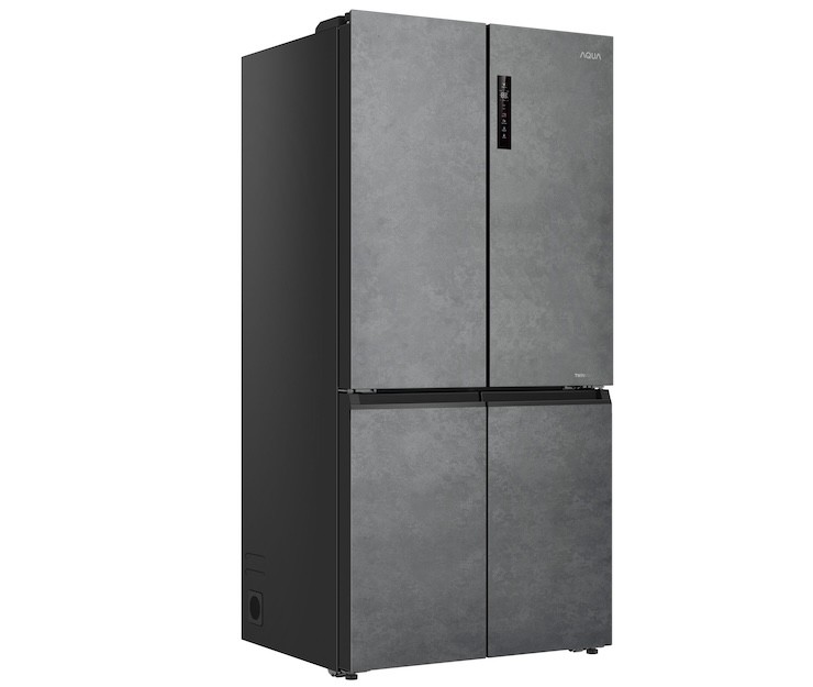 Tủ lạnh Aqua ViewFresh có phiên bản mặt đá sang trọng.