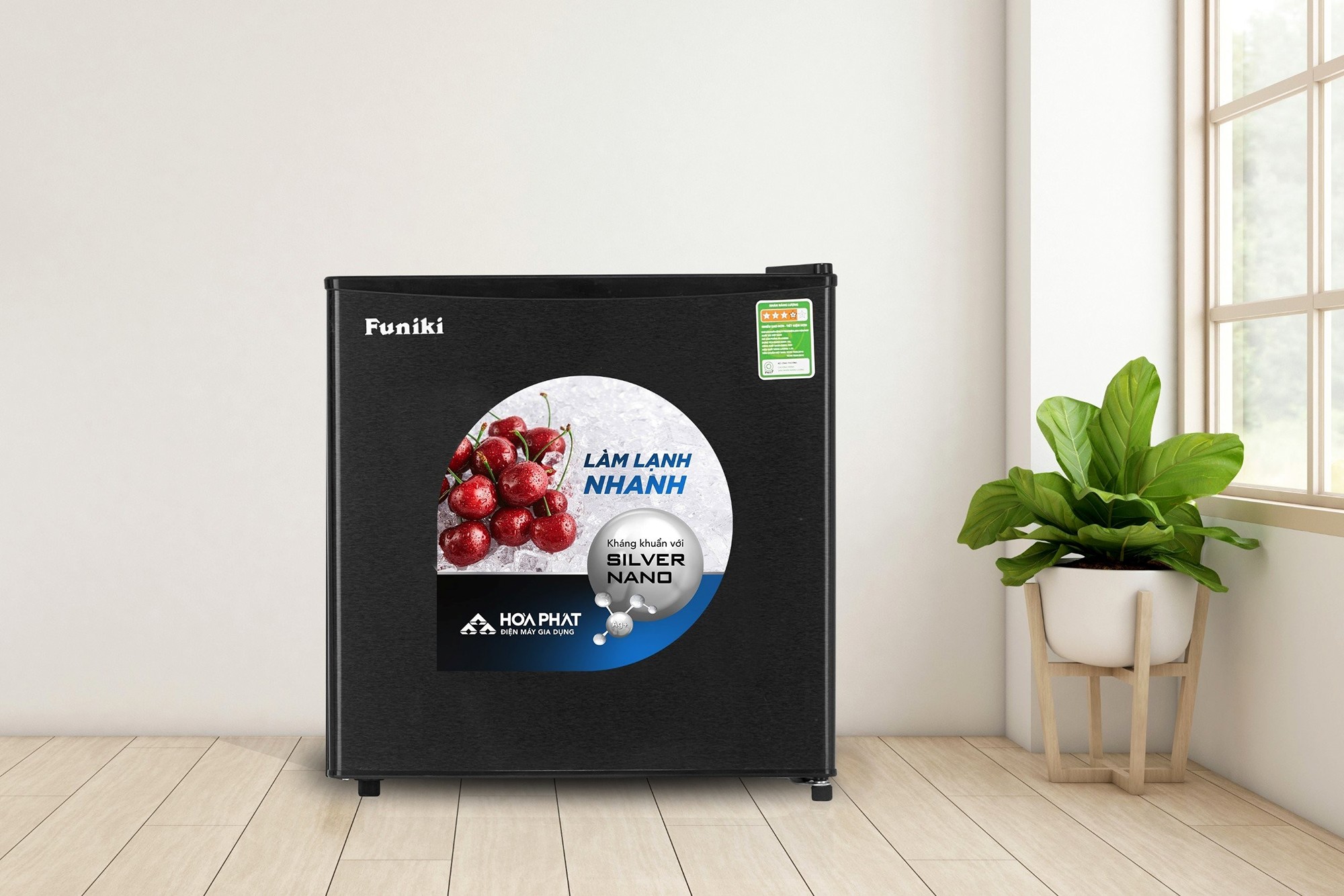 Tủ lạnh mini Funiki FR-51DSU hoàn thiện tốt, độ bền cao và tiết kiệm điện nên được nhiều người ưa chuộng