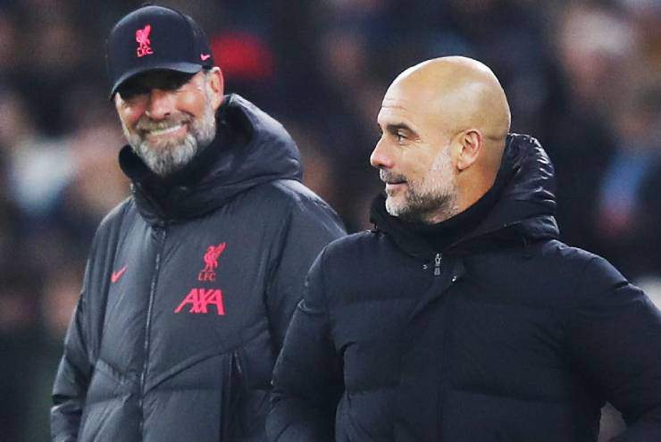 Pep Guardiola từng có nhiều cuộc đối đầu đáng chú ý với Klopp